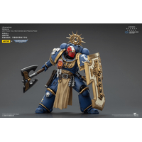 Warhammer 40K Ultramarines Metaurus with Power Axe, Stormshield and Plasma Pistol Action Figure JoyToy JT02786